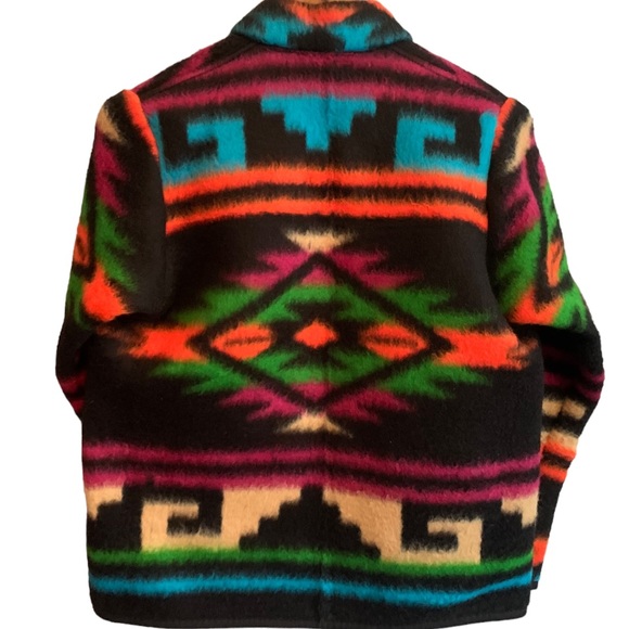 Vintage: Handmade Southwestern Blanket Shacket (Rare) - Picture 2 of 5